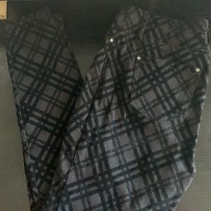 Black Patterned Leggings